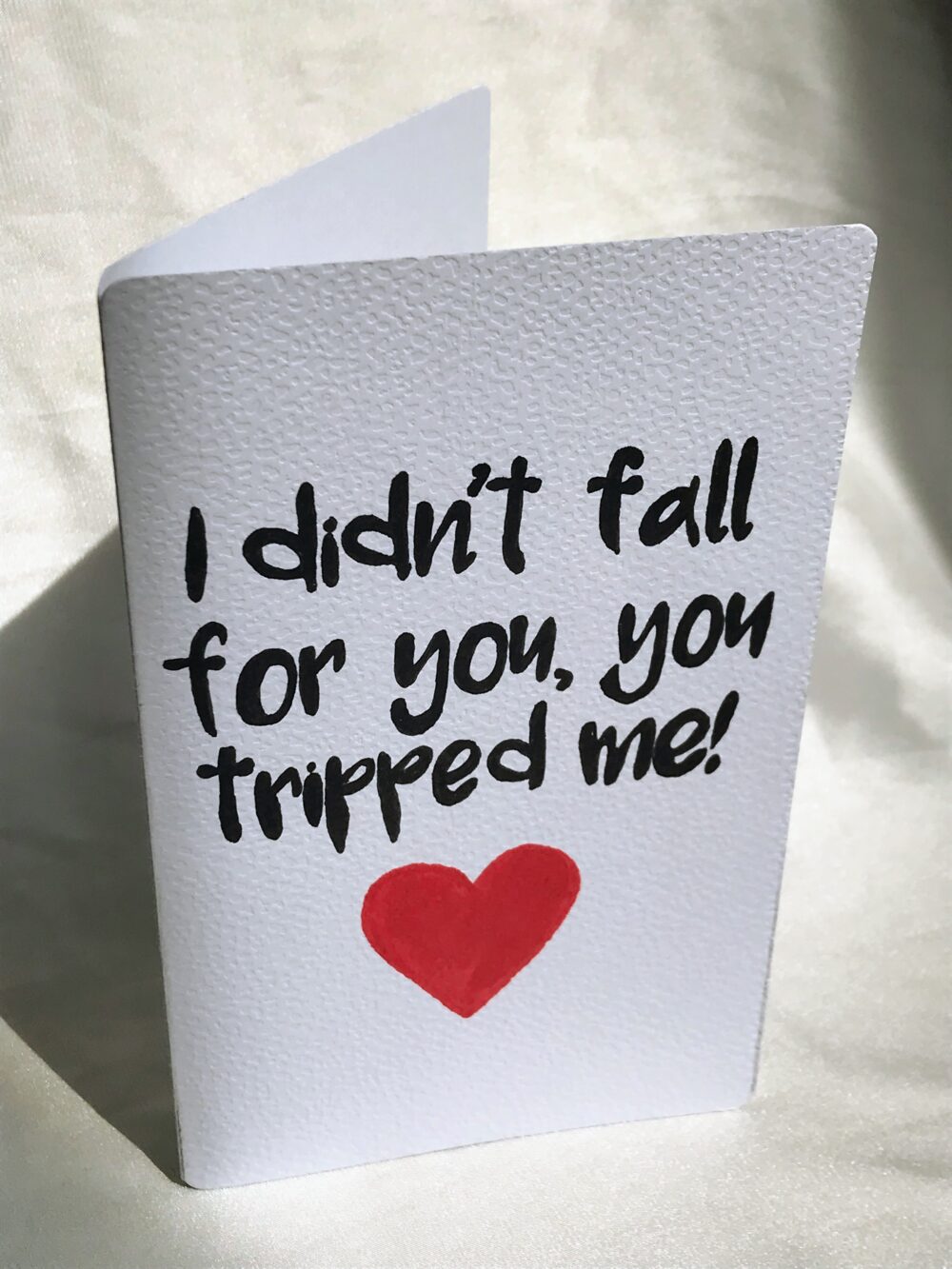 Tripped My Heart (Handmade)